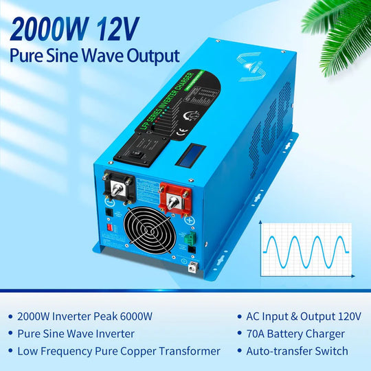 Sungold Power Low Frequency Inverter 2000W-DC12V