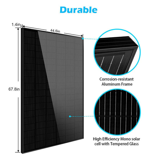 Sungold Power 415W Mono Black Solar Panel UL 61730