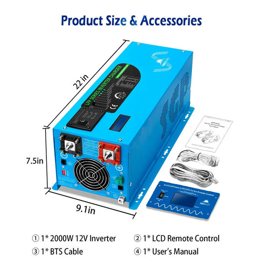 Sungold Power Low Frequency Inverter 2000W-DC12V