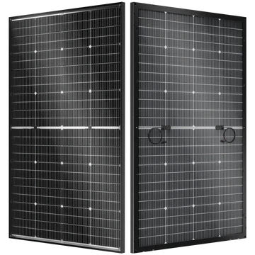 BougeRV 16BB N-Type 12V/24V 200 Watt Bifacial Solar Panel