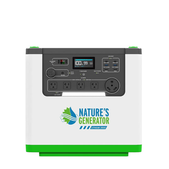 Nature's Generator Lithium 3600 Solar Generator