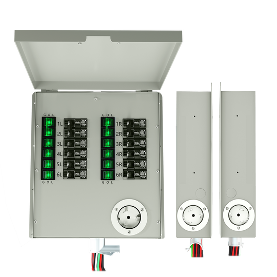 12-Circuit 120/240V 50A Non-Automatic Transfer Switch