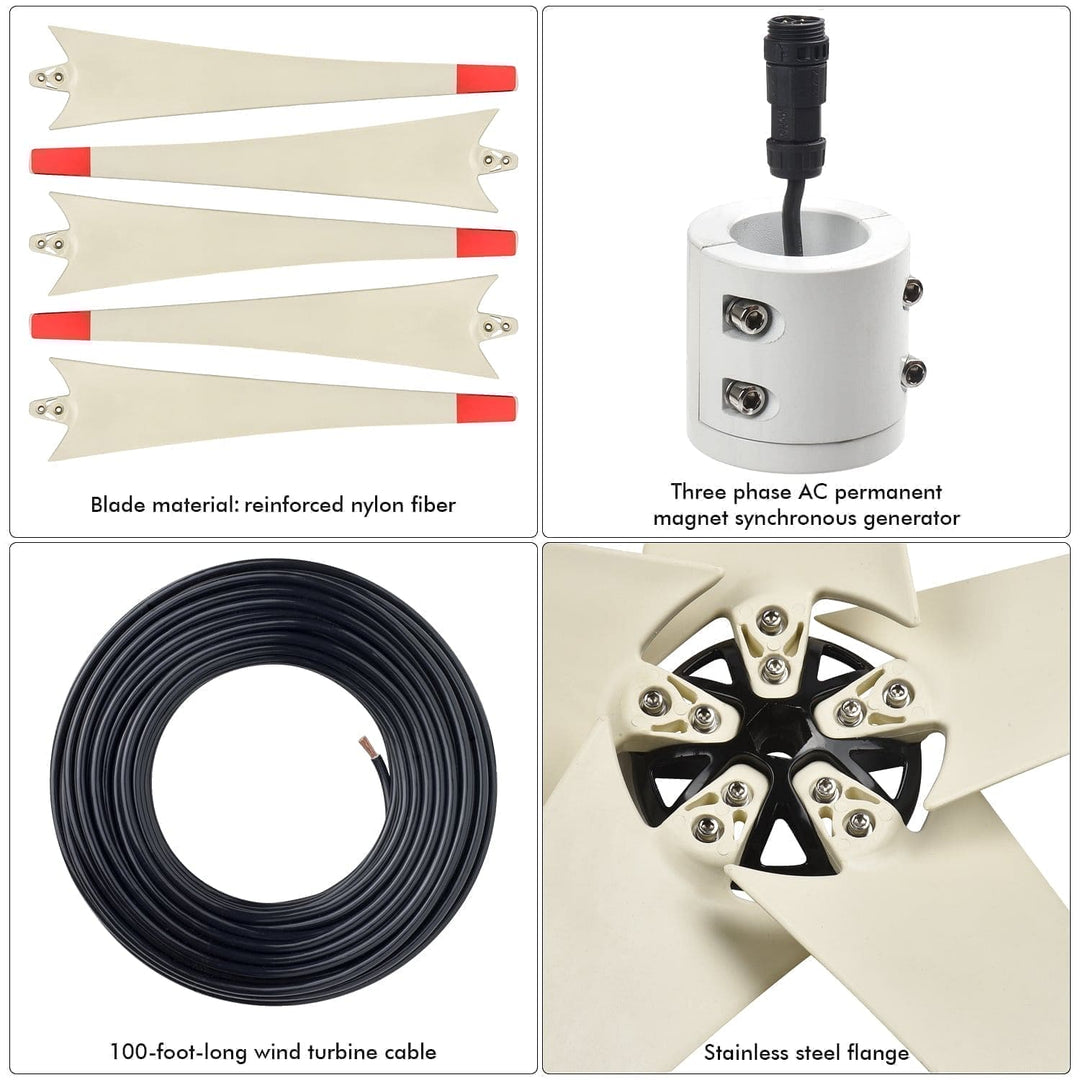 Nature's Generator Lithium 3600 Solar and Wind Generator