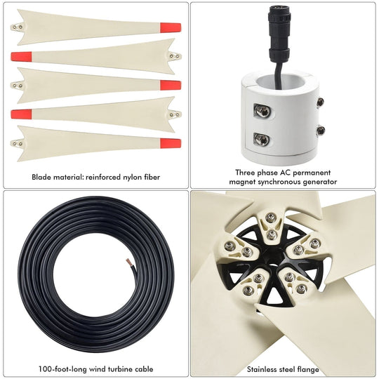 Nature's Generator Lithium 3600 Solar and Wind Generator