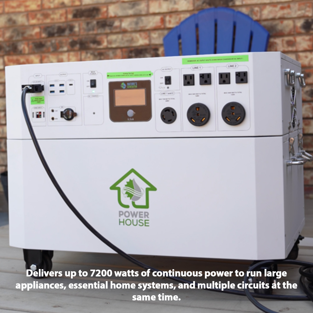 Nature’s Generator Powerhouse Whole Home Generator