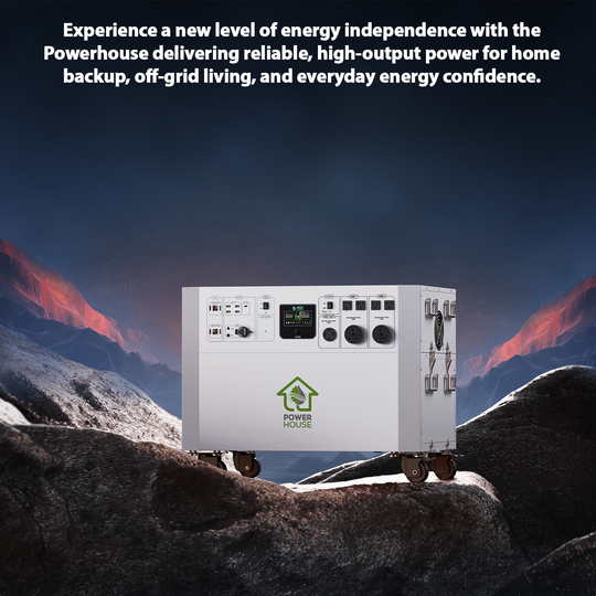 Nature’s Generator Powerhouse with Solar Panel
