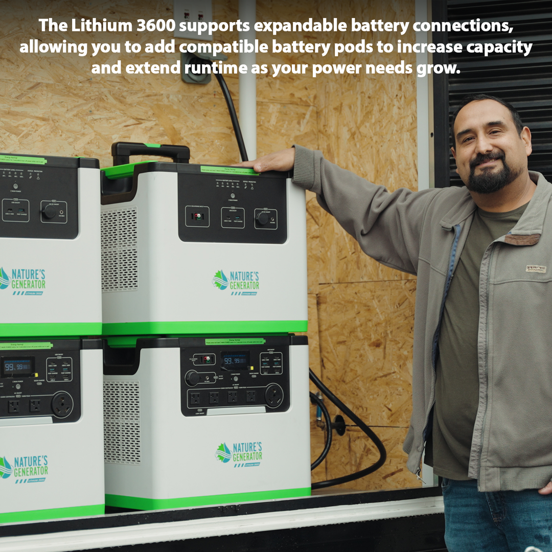 Nature's Generator Lithium 3600 Solar Generator
