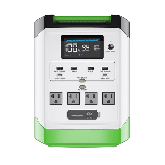 High Capacity Lithium 1800 Solar Generator and Transfer Switch