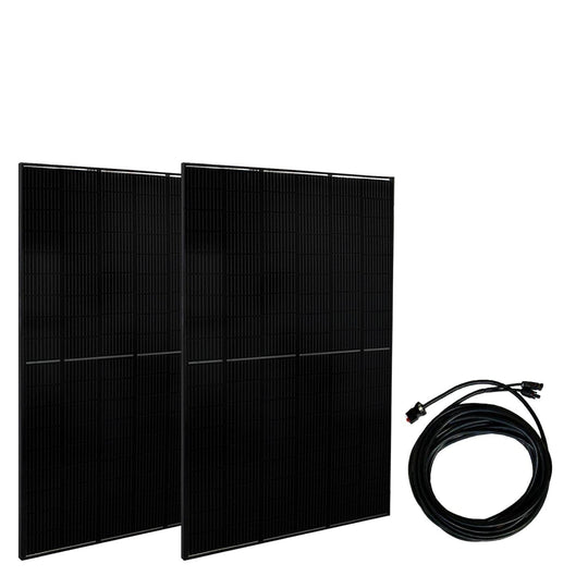 Nature’s Generator Powerhouse with Solar Panel and Transfer Switch
