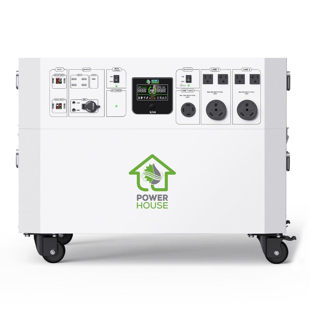 Nature’s Generator Powerhouse with Solar Panel