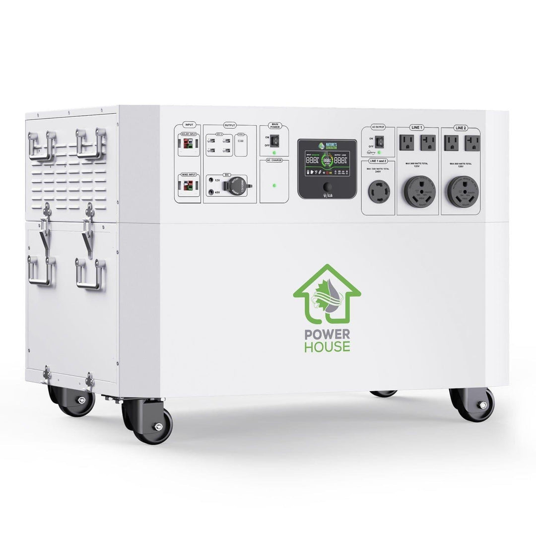 Nature’s Generator Powerhouse with Solar Panel