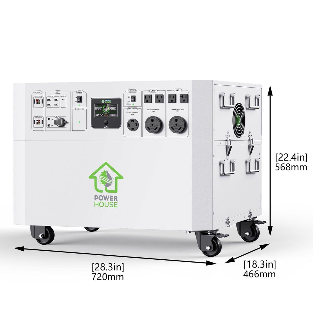 Nature’s Generator Powerhouse with Solar Panel