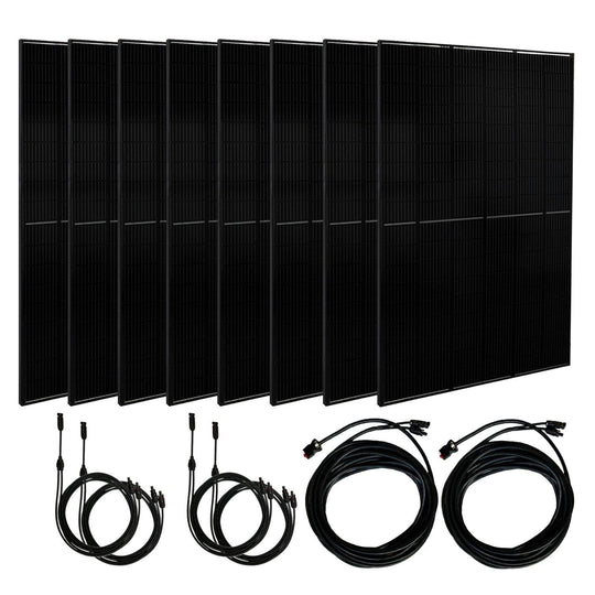 Nature’s Generator Powerhouse with Solar Panel and Transfer Switch
