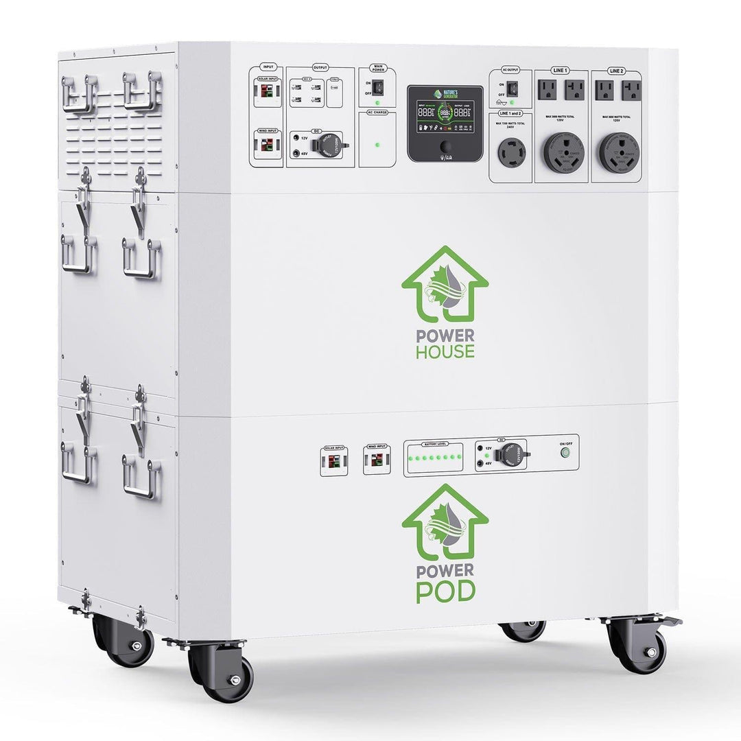 Nature’s Generator Powerhouse with Solar Panel