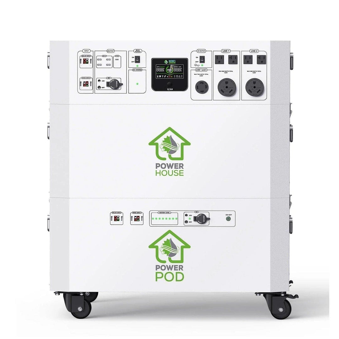 Nature’s Generator Powerhouse with Solar Panel