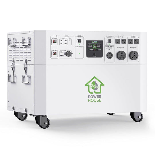 Nature’s Generator Powerhouse with Solar Panel and Transfer Switch